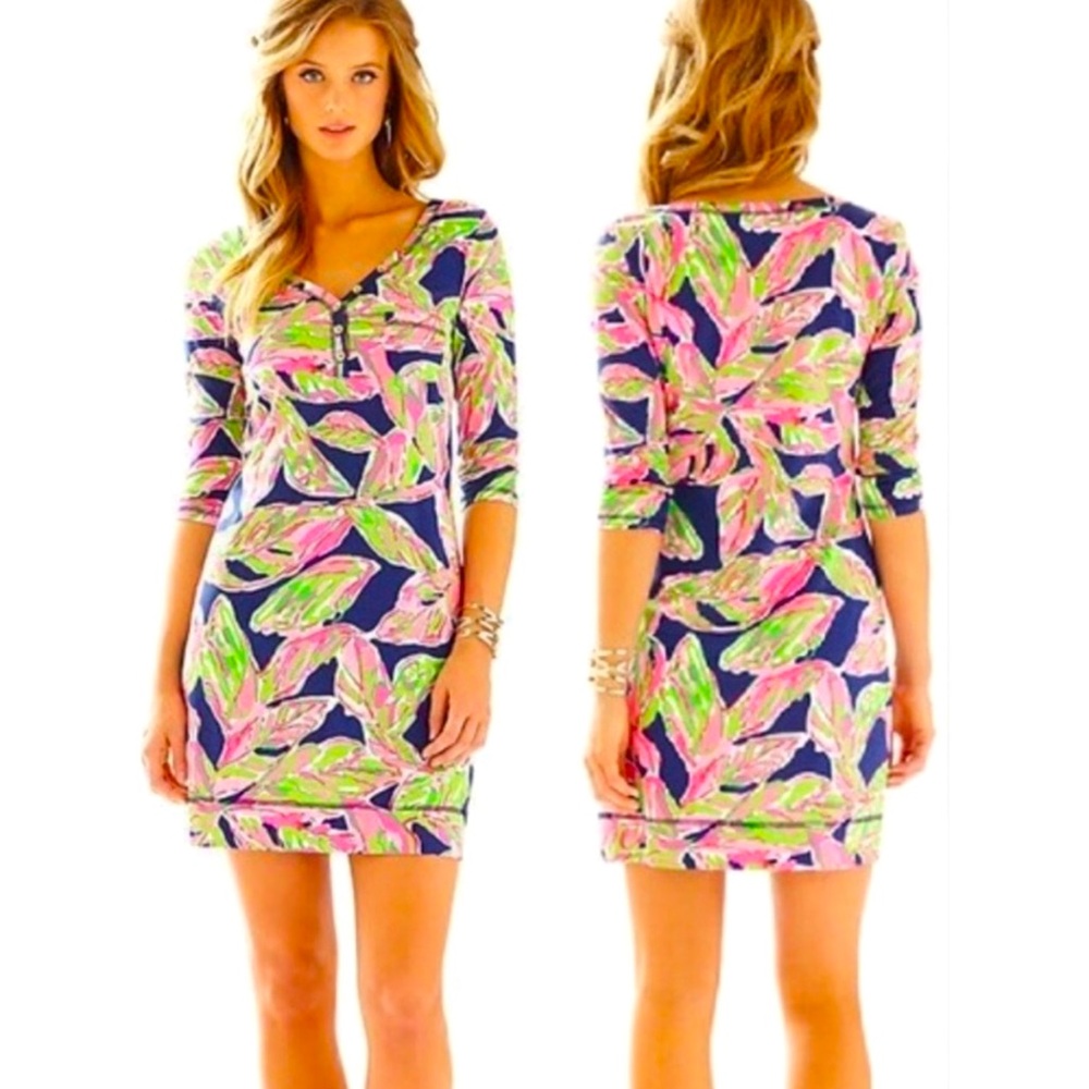 Lilly Pulitzer Palmetto Dress In the Vias Print M